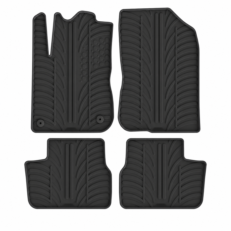 Tappetini per auto in gomma per Peugeot 208 (2012-2019)