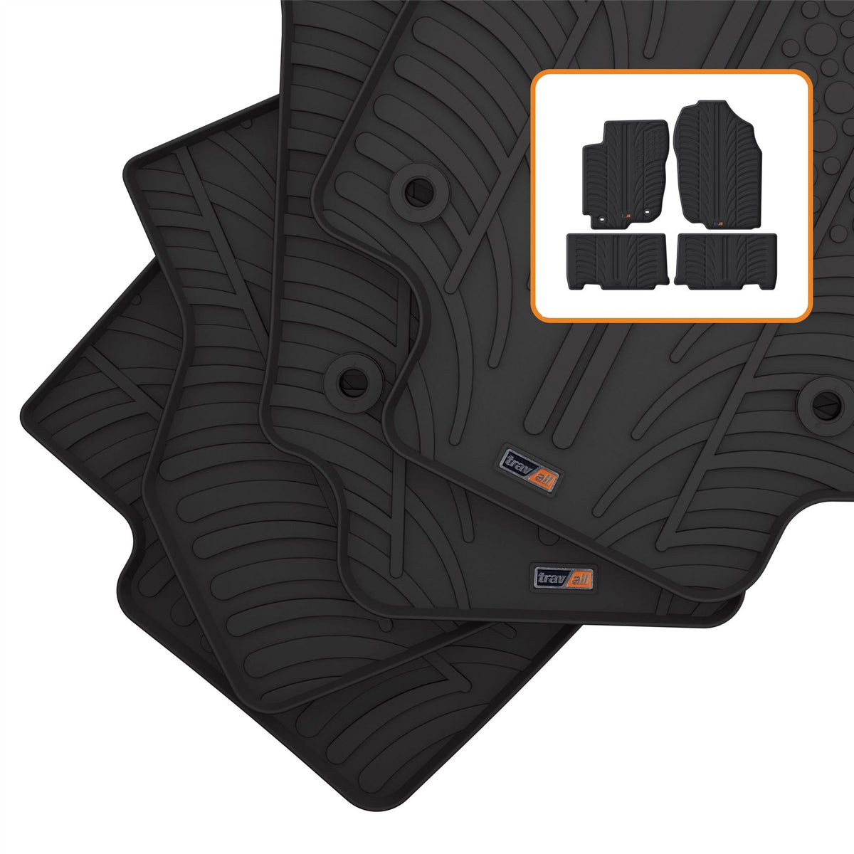 Tappetini per auto in gomma Toyota RAV4 (2013-2015)