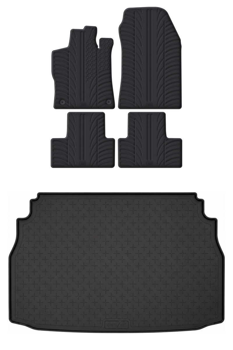 Kit vasca baule e tappetini per auto in gomma per Vauxhall Astra (2022-)