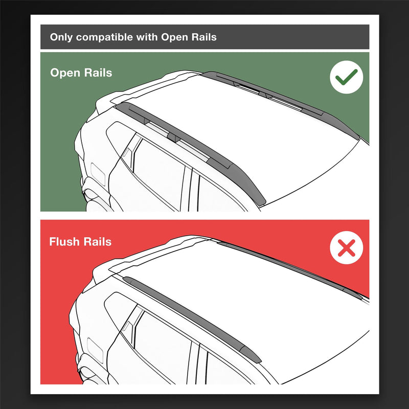 Mercedes GLE Roof Bars (Open Rail) 135cm (2023-)
