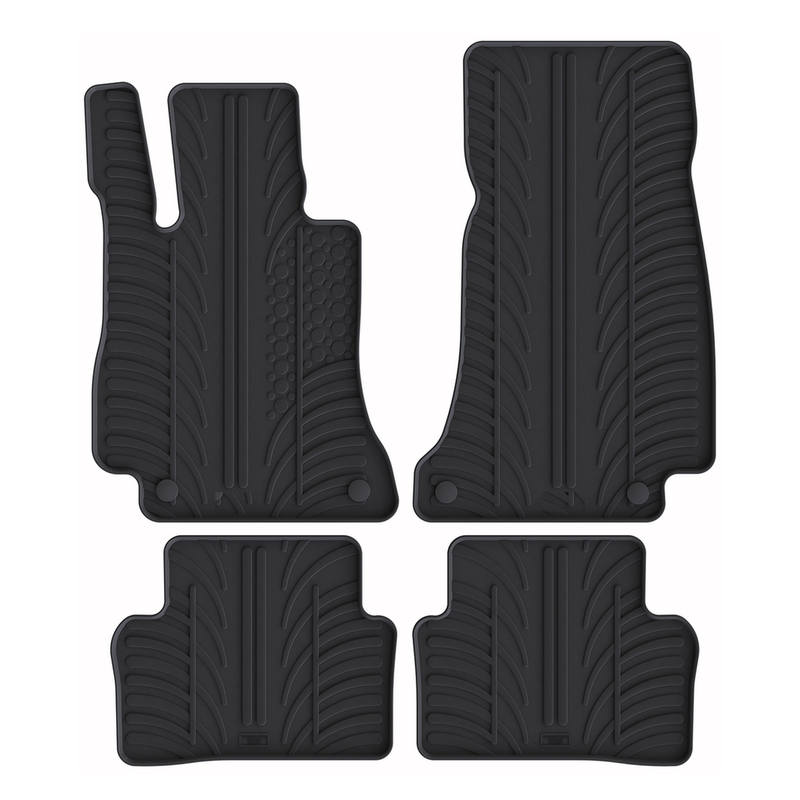 Tappetini per auto in gomma per Mercedes E-Class (2016-2023)
