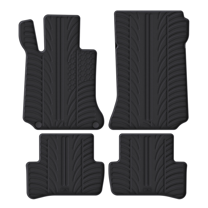Tappetini per auto in gomma per Mercedes C-Class (2008-2014)