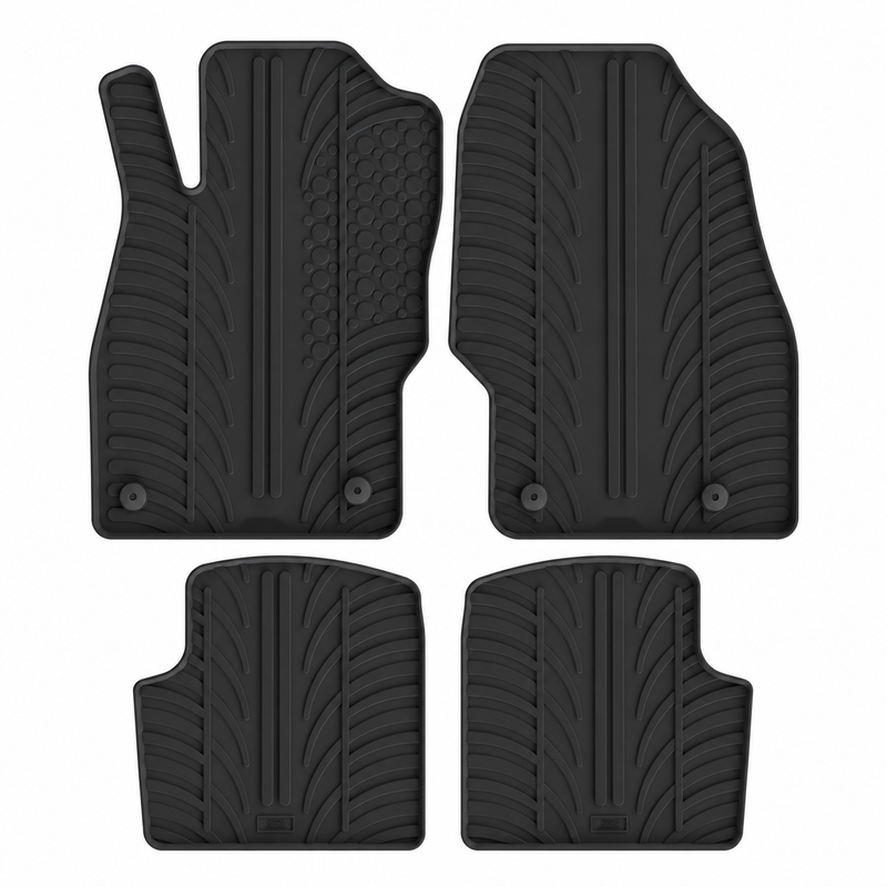 Tappetini per auto in gomma per Vauxhall Astra (2004-2010)