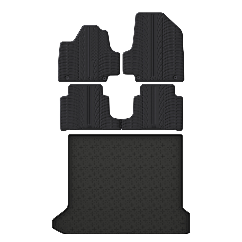 Kit vasca baule e tappetini per auto in gomma per Hyundai Ioniq 5 (2021-)