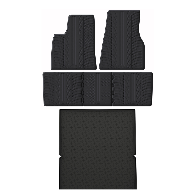 Kit vasca baule e tappetini per auto in gomma per Tesla Model S (2016-)