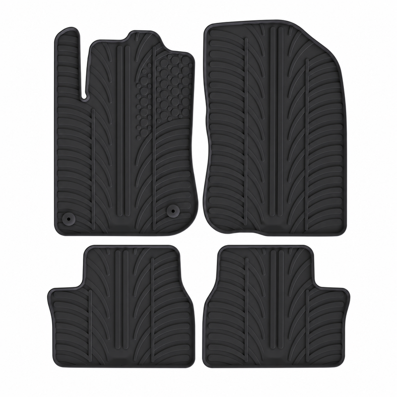 Tappetini per auto in gomma per Peugeot 2008 (2013-2019)