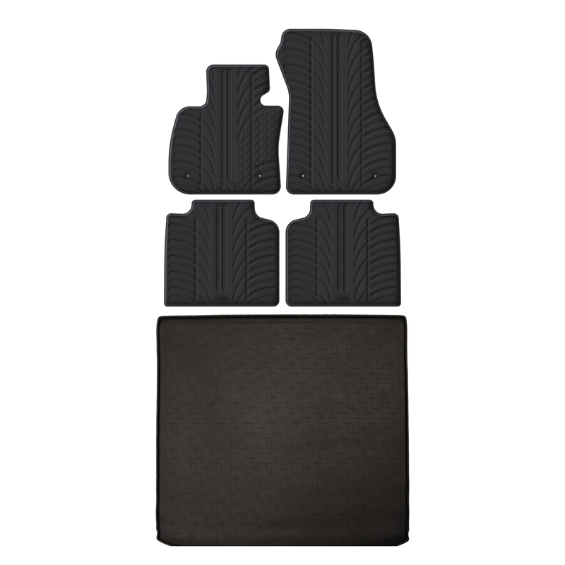 Kit vasca baule e tappetini per auto in gomma per BMW 2 Series Gran Tourer (2015-2021)