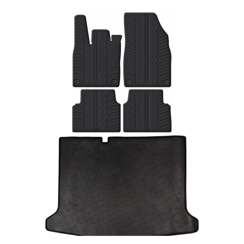 Kit vasca baule e tappetini per auto in gomma per VW ID.3 (2020-)