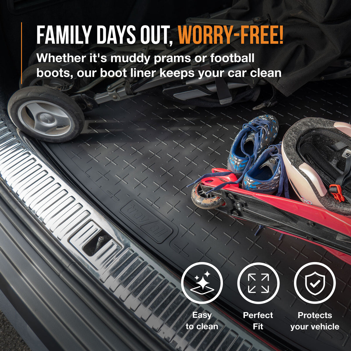 Fiat 500X kofferbakmat (2014-2024)