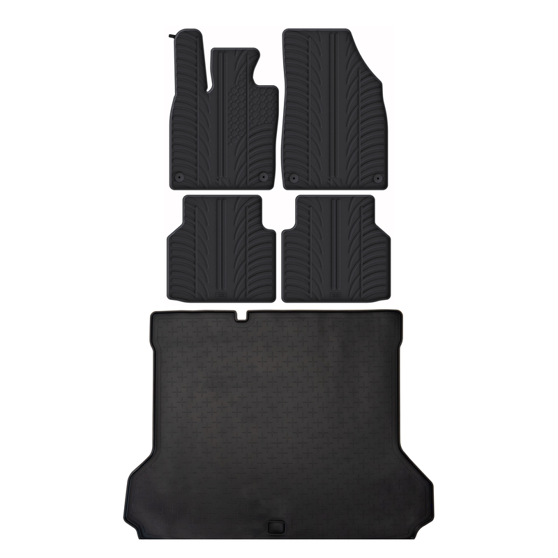 Kit vasca baule e tappetini per auto in gomma per VW ID.4 (2020-)