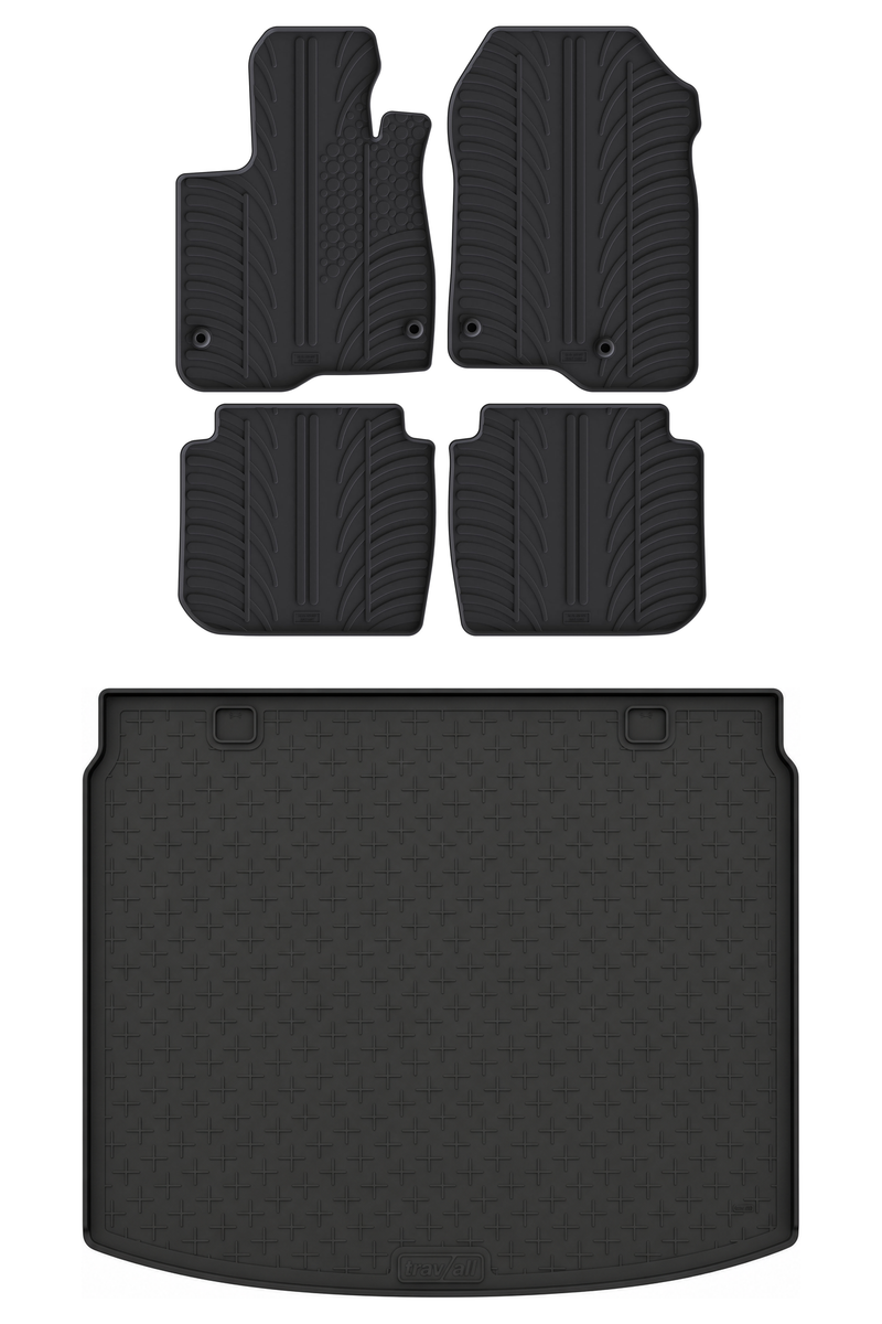 Kit vasca baule e tappetini per auto in gomma per Honda CR-V (2023-)