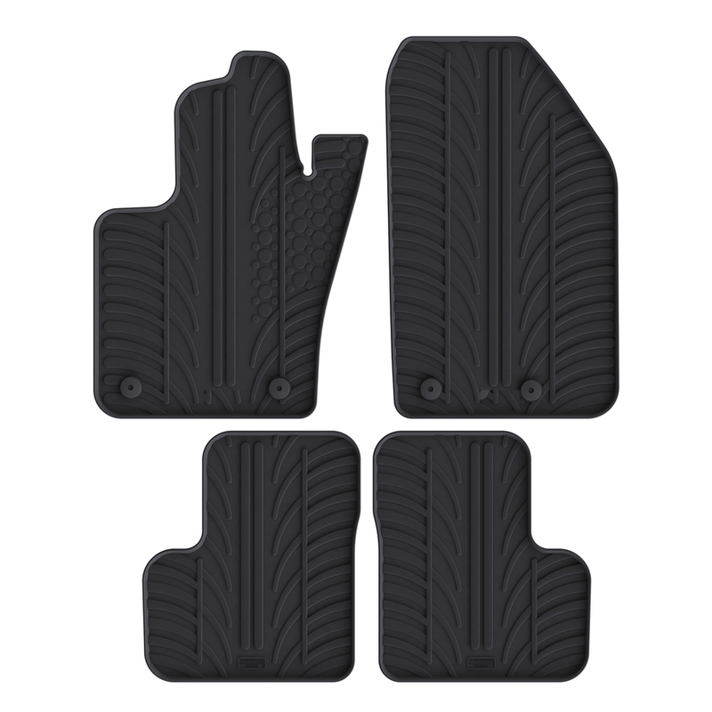 Tappetini per auto in gomma per Fiat 500X (2014-2024)
