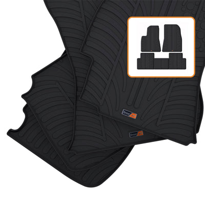 Tesla Model 3 tappetini per auto gomma (2017-2020)