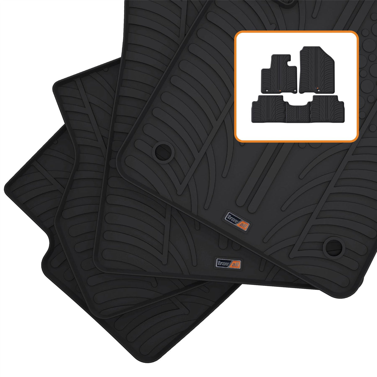 Kia Sorento Rubber Car Mats (2014-2018)