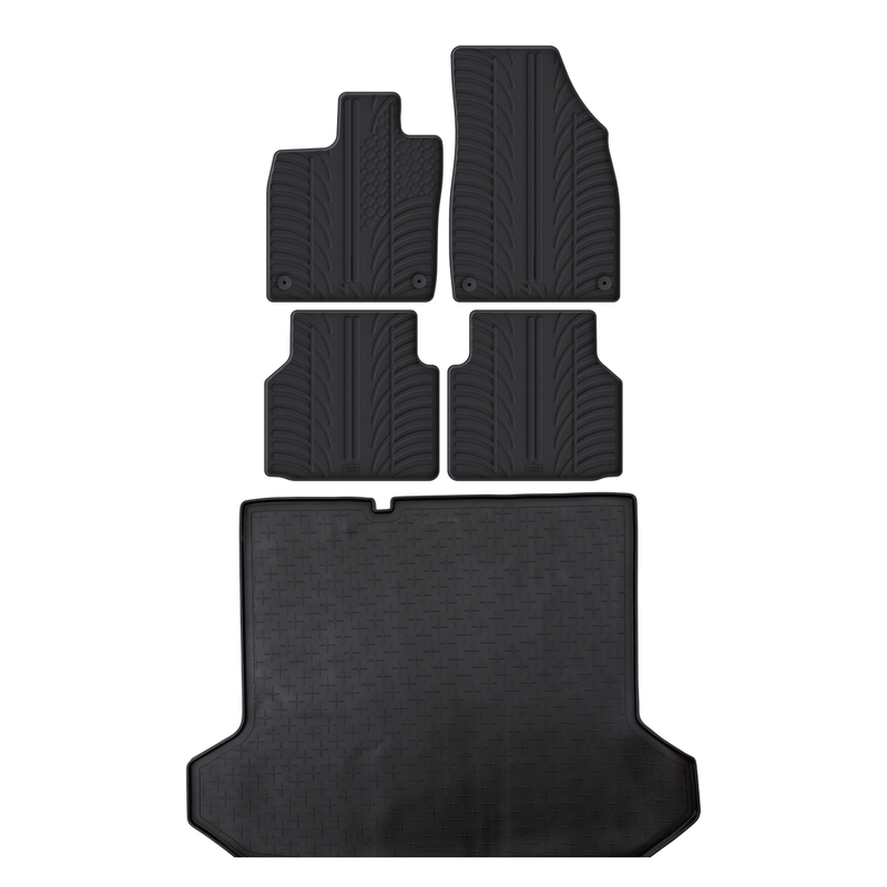 Kit vasca baule e tappetini per auto in gomma per Audi Q4 e-tron (2021-)