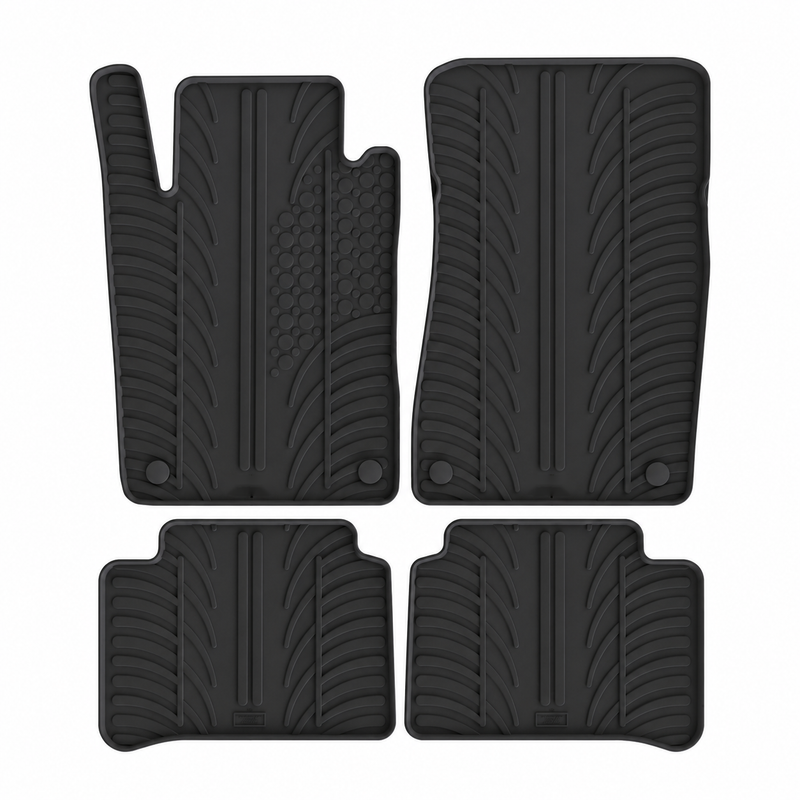 Tappetini per auto in gomma per Mercedes E-Class (2002-2010)