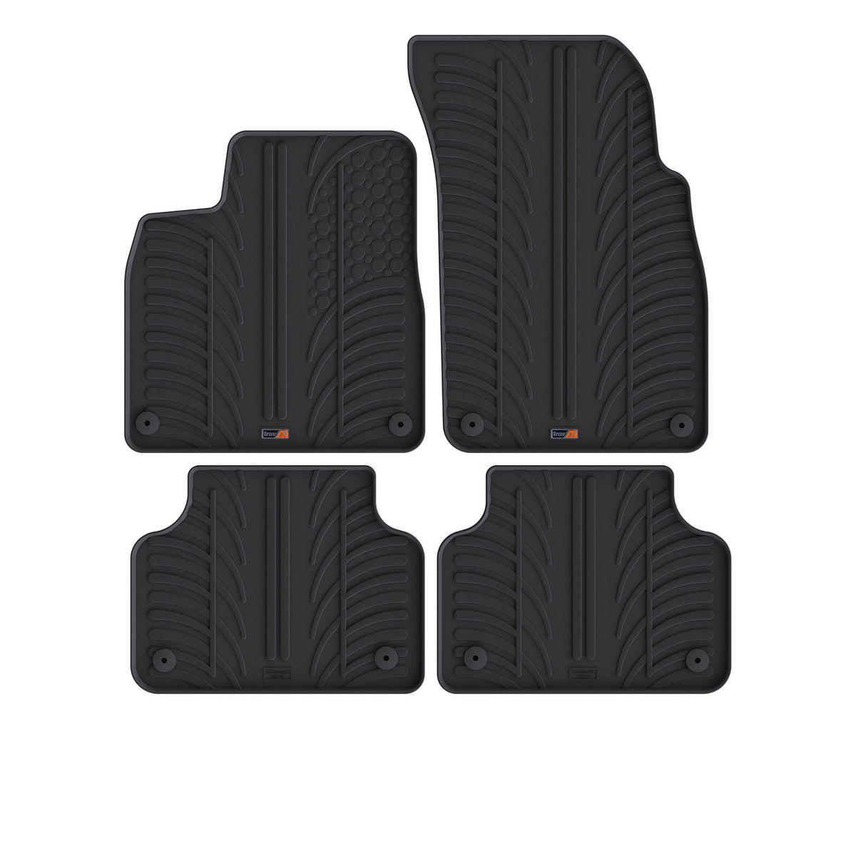 Audi Q8 Rubber Car tappetini (2018-on)