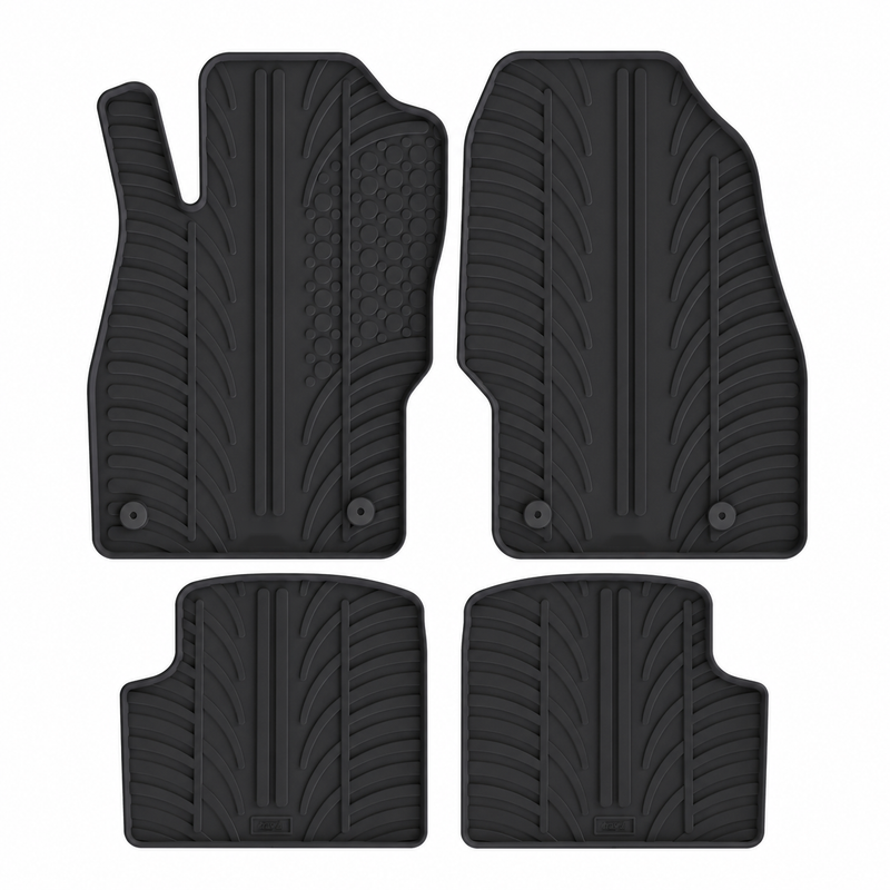 Tappetini per auto in gomma per Vauxhall Corsa (2006-2014)