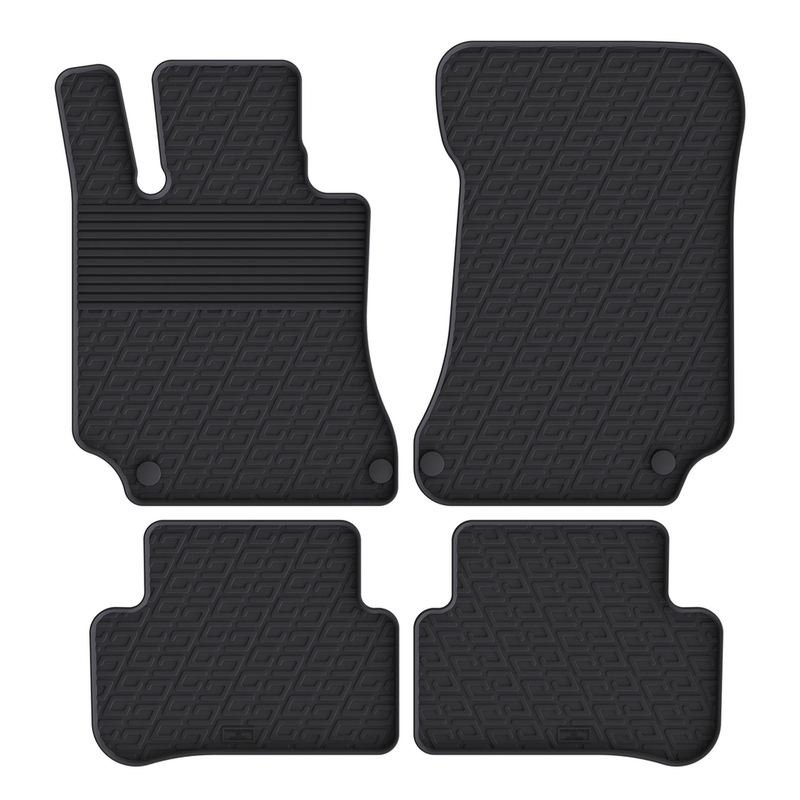 Tappetini per auto in gomma per Mercedes E-Class (2013-2016)