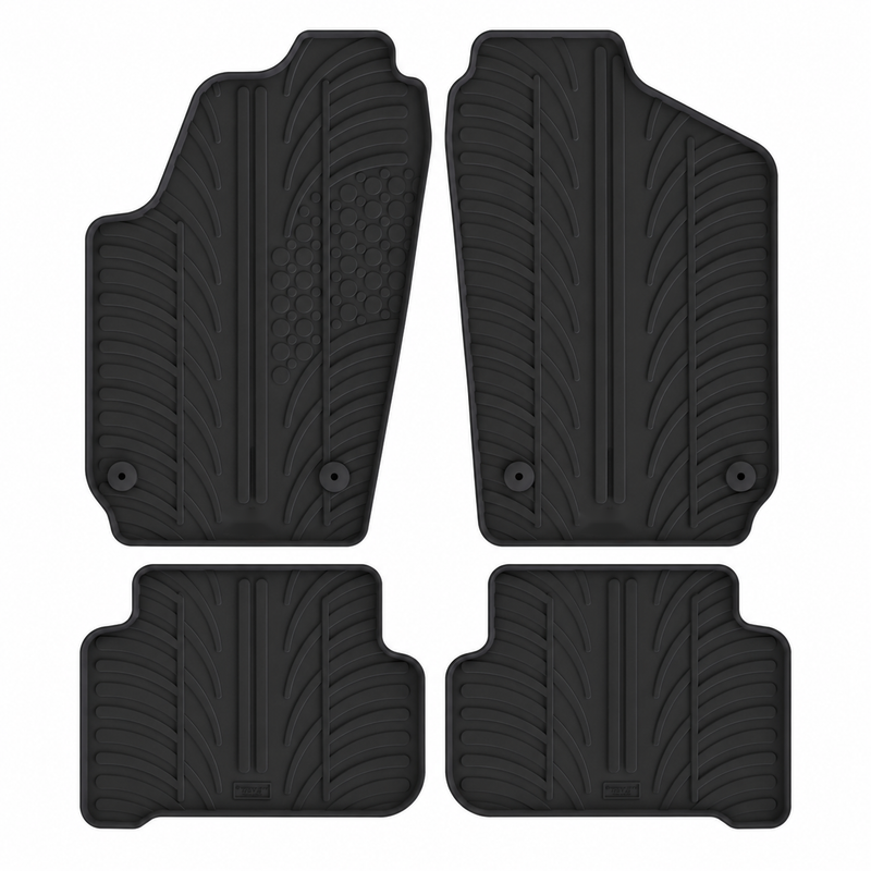 Tappetini per auto in gomma per VW Polo (2009-2017)